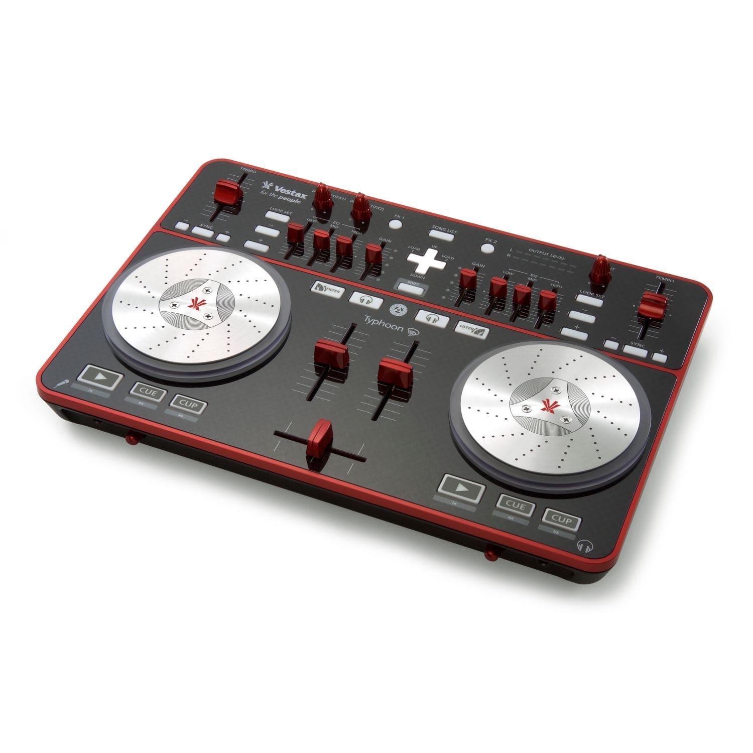 Vestax Typhoon USB DJ MIDI Contoller with Audio IO - PSSL ProSound and Stage Lighting
