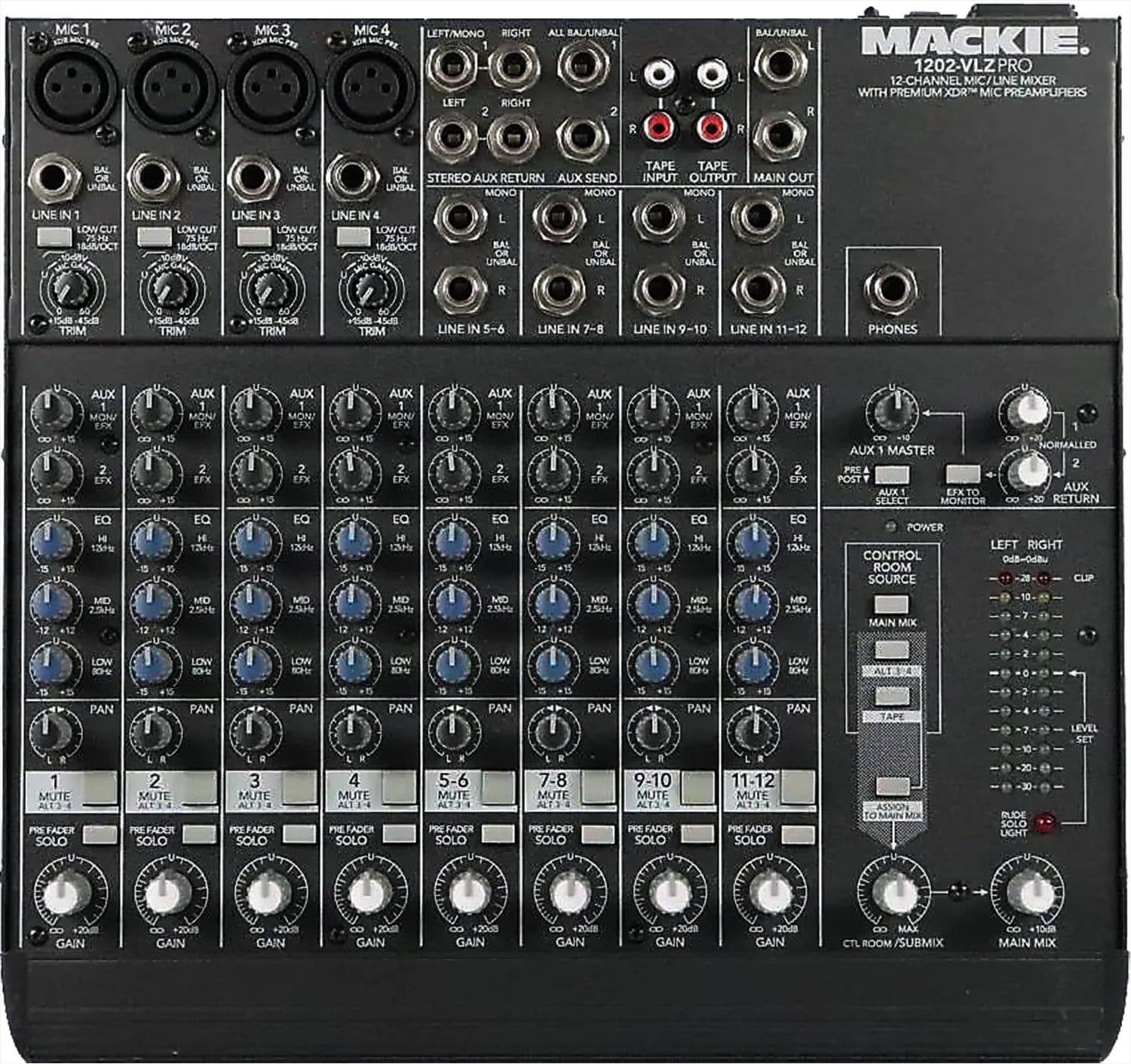 Mackie 1202-VLZ Pro PA/Recording Mixer - PSSL ProSound and Stage Lighting