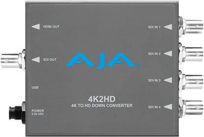 AJA 4K2HD 4K/UltraHD to HD-SDI and HDMI Down-Conv. - PSSL ProSound and Stage Lighting