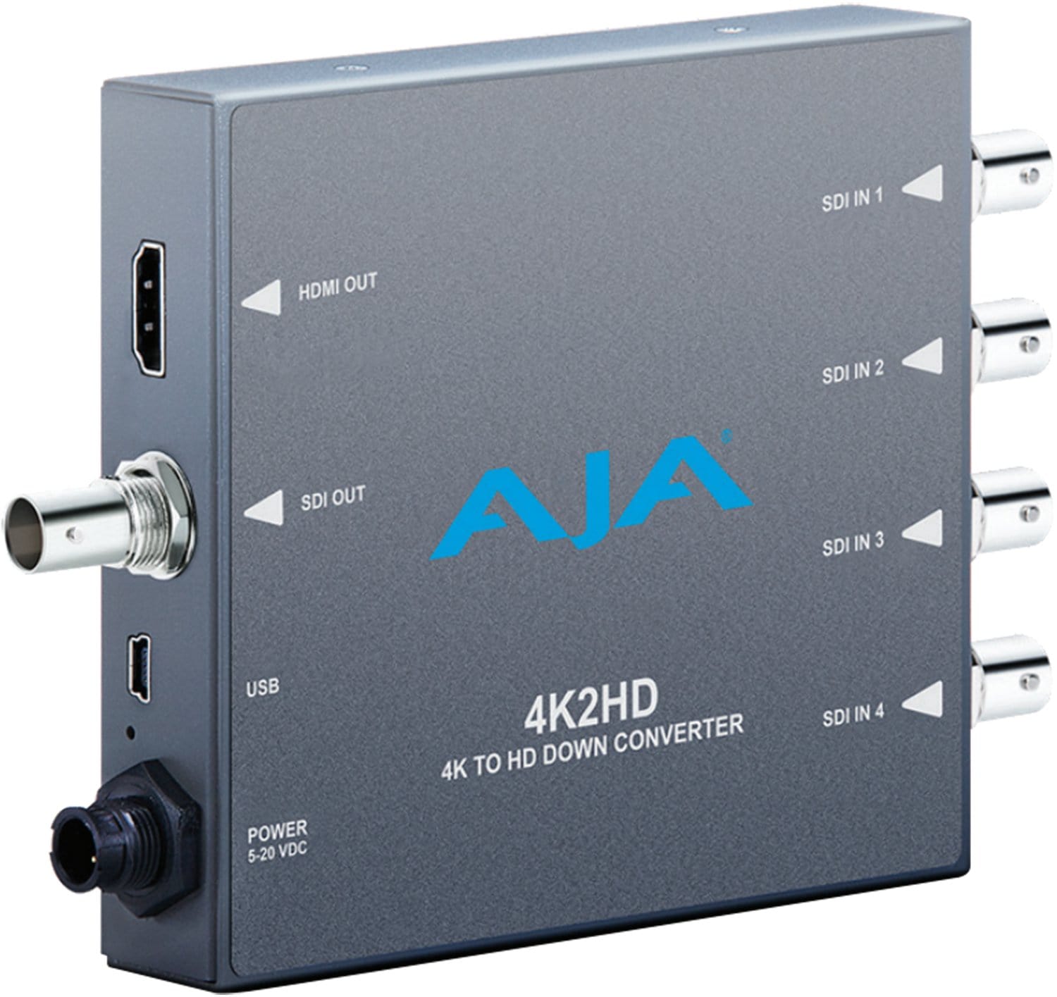 AJA 4K2HD 4K/UltraHD to HD-SDI and HDMI Down-Conv. - PSSL ProSound and Stage Lighting