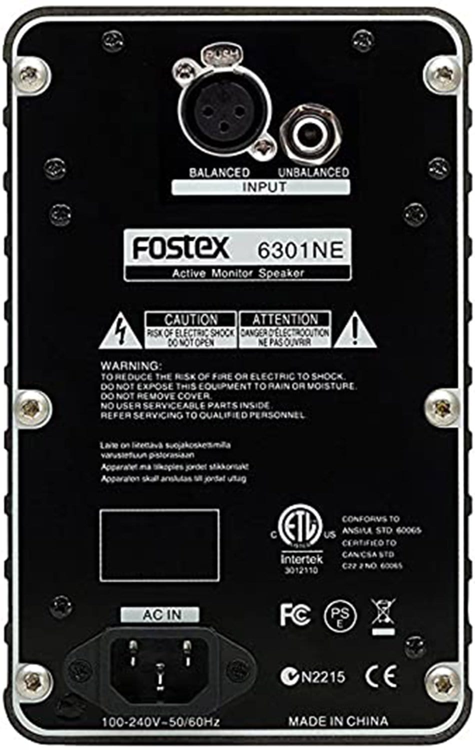 Fostex 6301NE Powered Monitor - PSSL ProSound and Stage Lighting