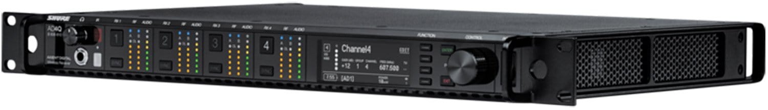 Shure AD4Q 4-Channel Digital Receiver UHF 470-626Mhz - PSSL ProSound and Stage Lighting