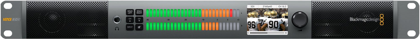 Blackmagic Design AMEMB 12G Audio Monitor 12G 1Ru - PSSL ProSound and Stage Lighting