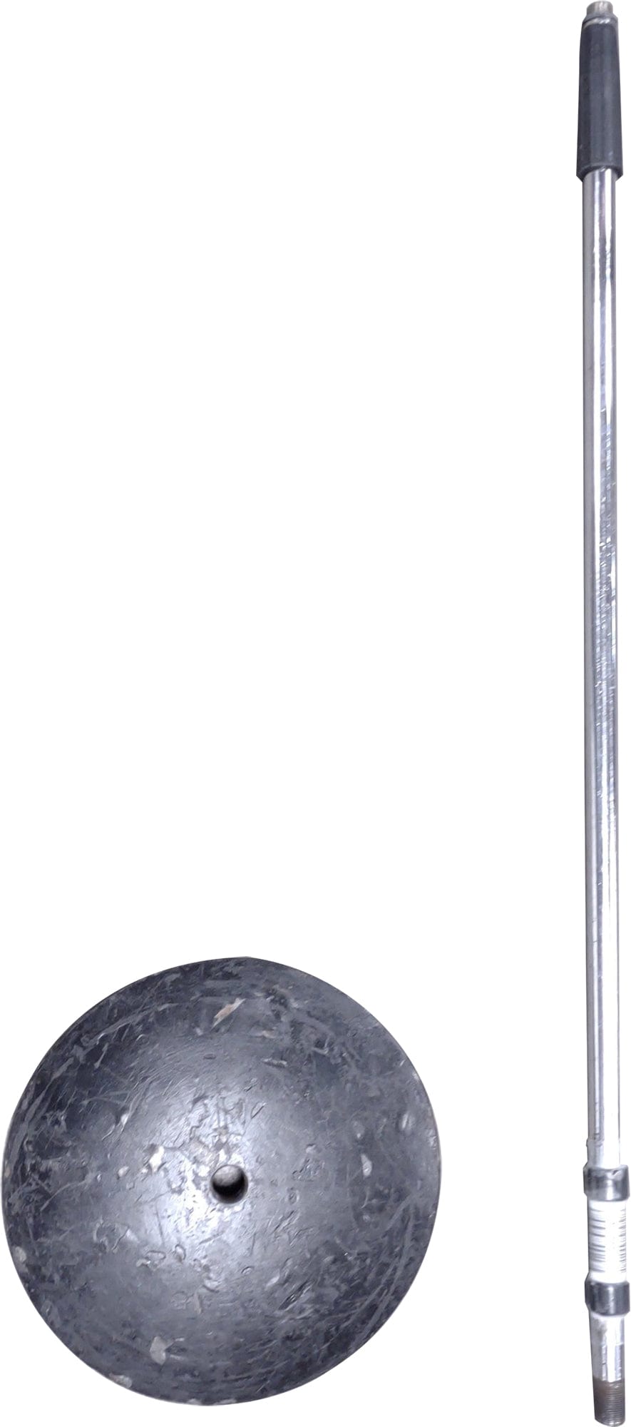 K&M Atlas Straight Silver Microphone Stand with Round-Base - PSSL ProSound and Stage Lighting