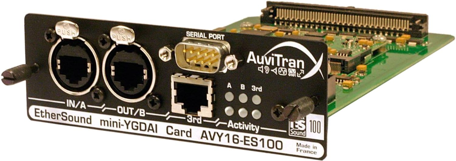 Auvitran AVY16ES100 Ethersound 16-Ch Network Card - PSSL ProSound and Stage Lighting
