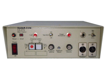 Clear-Com CS210 2 Channel Intercom Master - PSSL ProSound and Stage Lighting