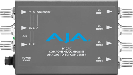AJA D10AD Analog to Digital Video Converter - PSSL ProSound and Stage Lighting