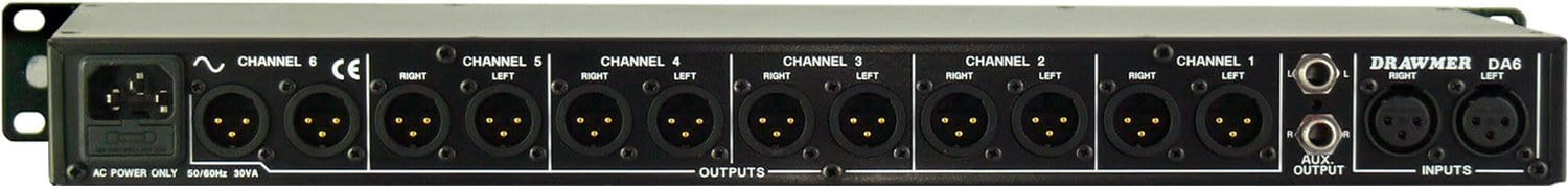Drawmer DA6 2-In 12-Out Distribution Amplifier - PSSL ProSound and Stage Lighting