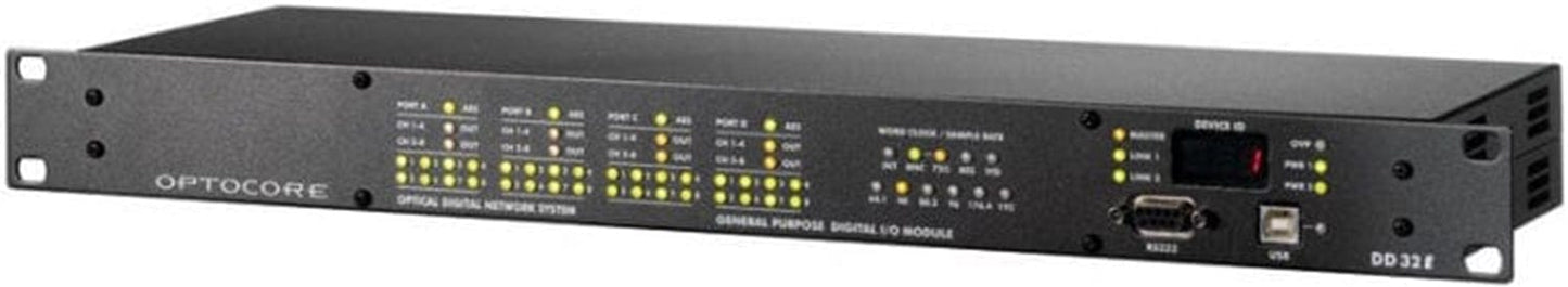 Optocore DD32E 64-Channel Optocore To AES3 I/O Converter - PSSL ProSound and Stage Lighting