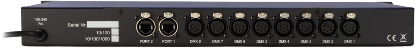 ELC Lighting DLN8GB 8 Port DMX to 2 Port Gb Node - PSSL ProSound and Stage Lighting