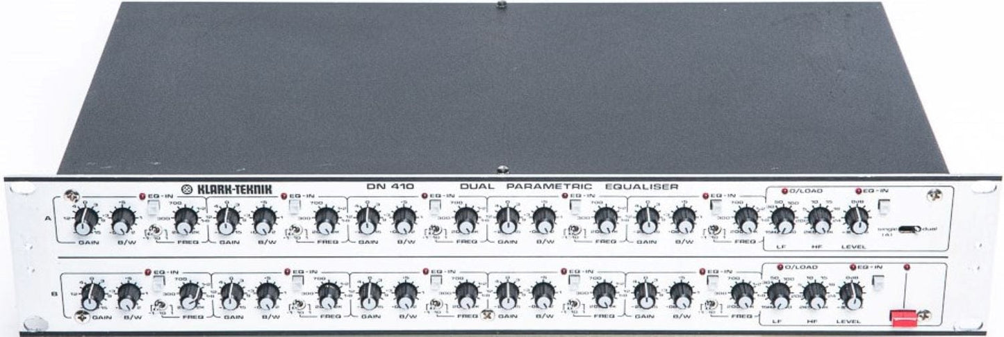 Klark Teknik DN410 2-Channel 5-Band Parametric Equalizer - PSSL ProSound and Stage Lighting
