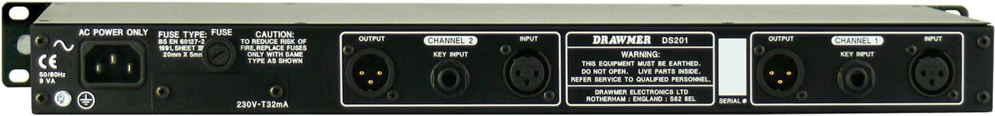 Drawmer DS201 2-Channel Noise Gate - PSSL ProSound and Stage Lighting