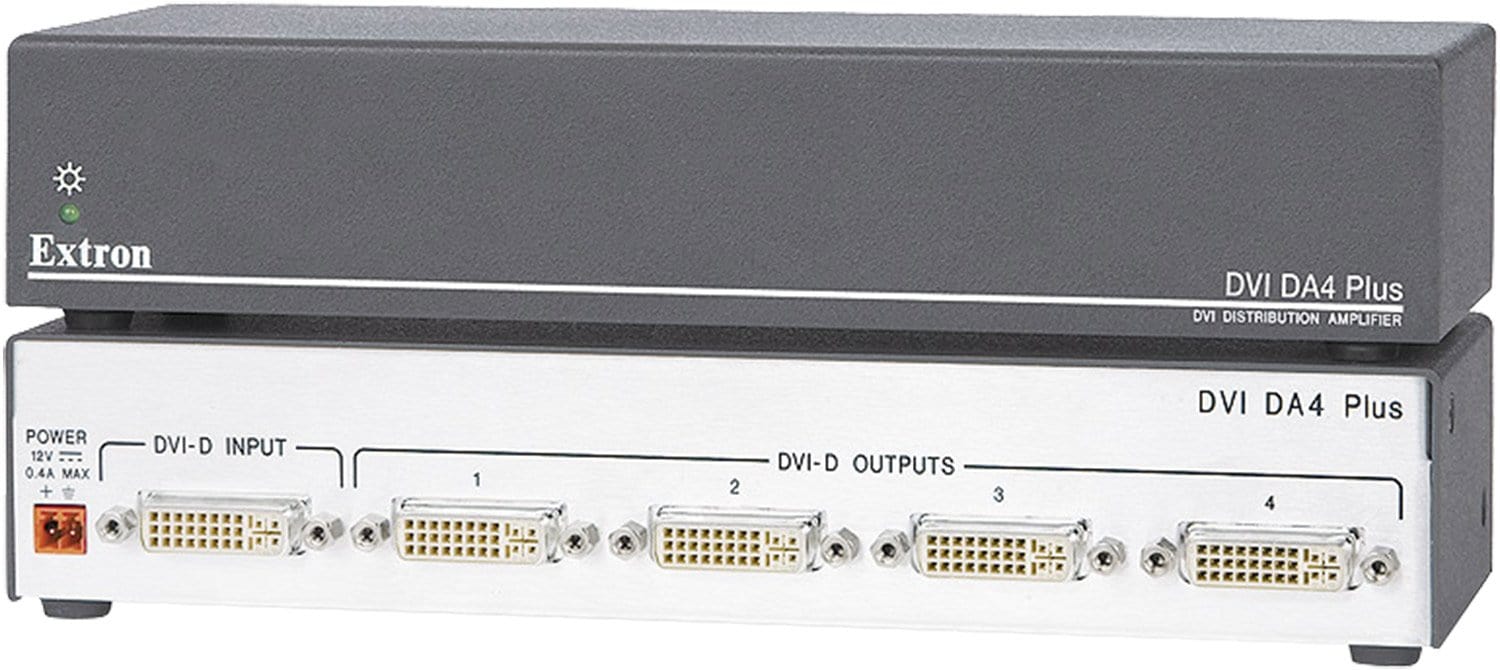 Extron DVIDA4PLUS 4 Out Signal Distribution Amp - PSSL ProSound and Stage Lighting