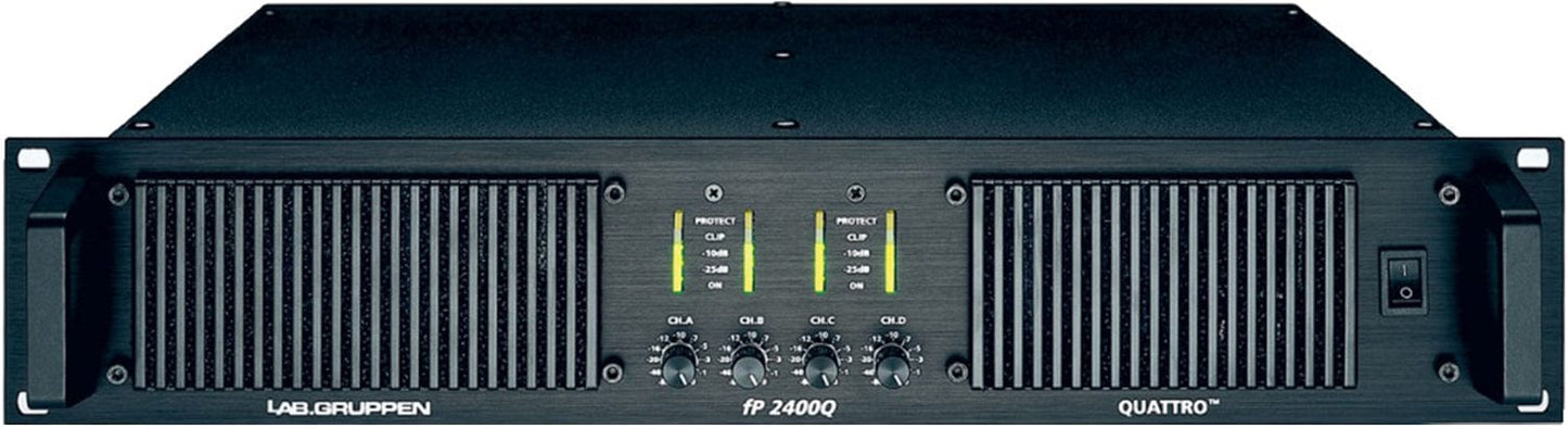 Lab Gruppen FP2400Q 4-Channel Audio Amplifier - PSSL ProSound and Stage Lighting