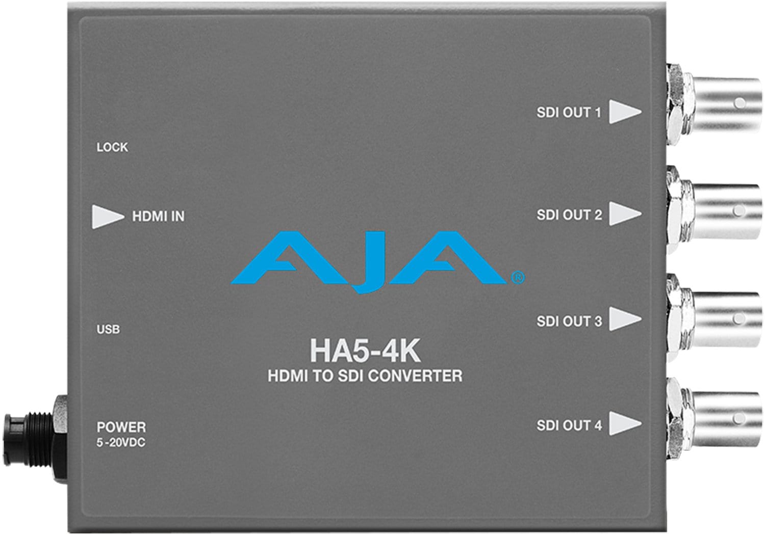 AJA HA54K Video Converter 4K HDMI to 4 4K 3G-SDI - PSSL ProSound and Stage Lighting