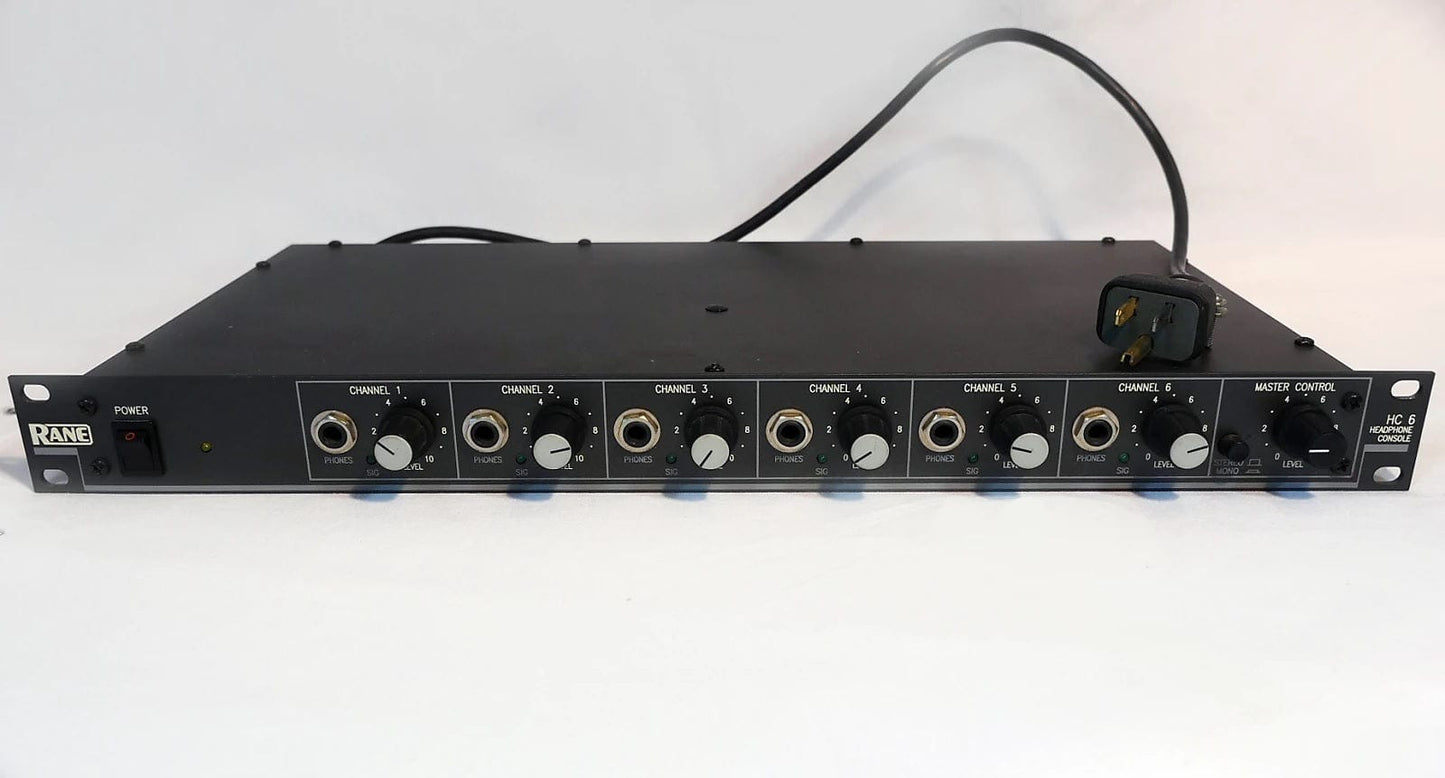 Rane HC6 1-In 6-Out Headphone Amplifier - PSSL ProSound and Stage Lighting