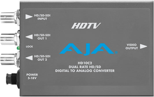 AJA HD10C2 Video Converter HDSDI to Analog - PSSL ProSound and Stage Lighting