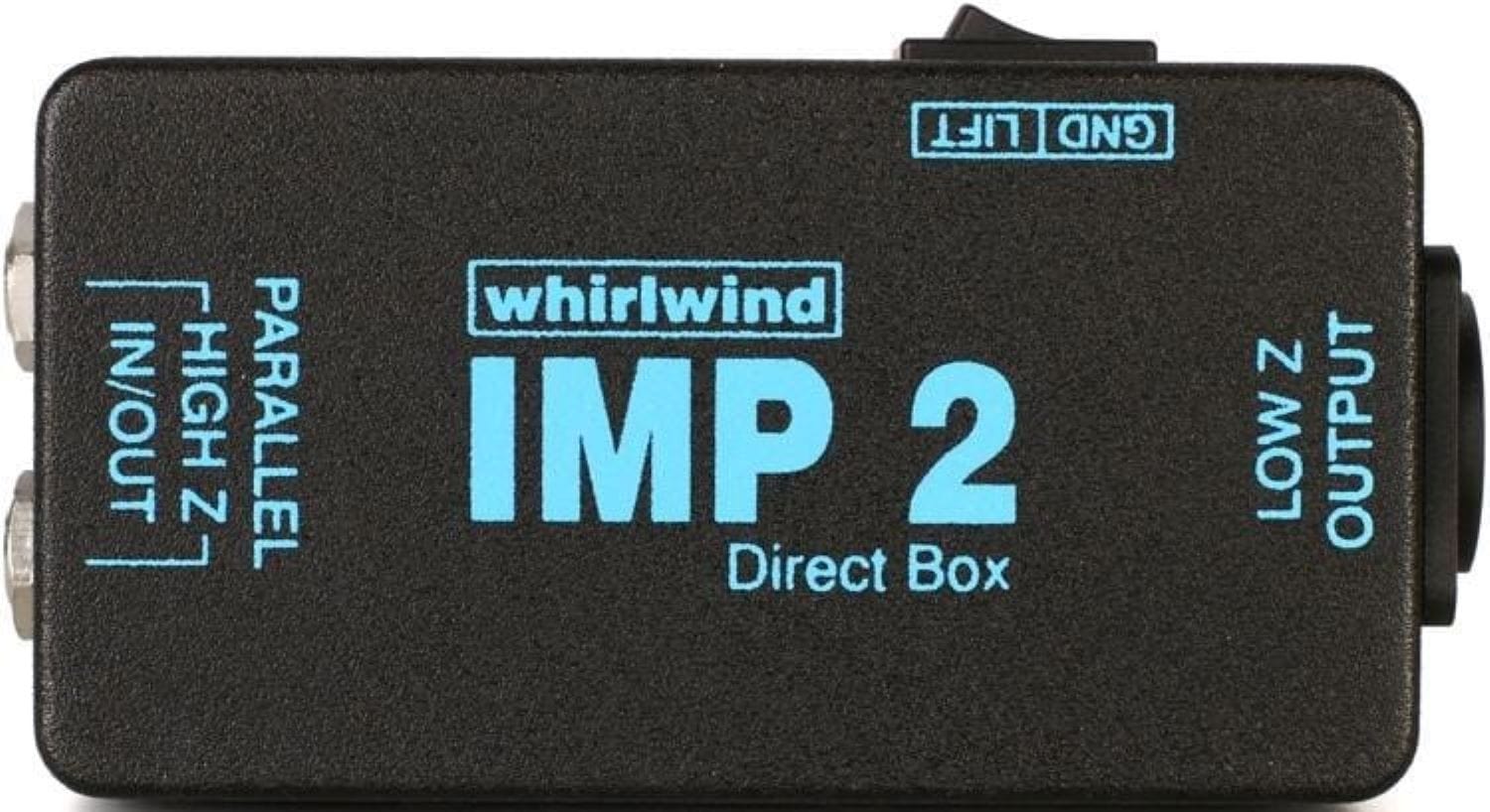 Whirlwind IMP2 1-Channel Passive Instrument Direct Box - PSSL ProSound and Stage Lighting
