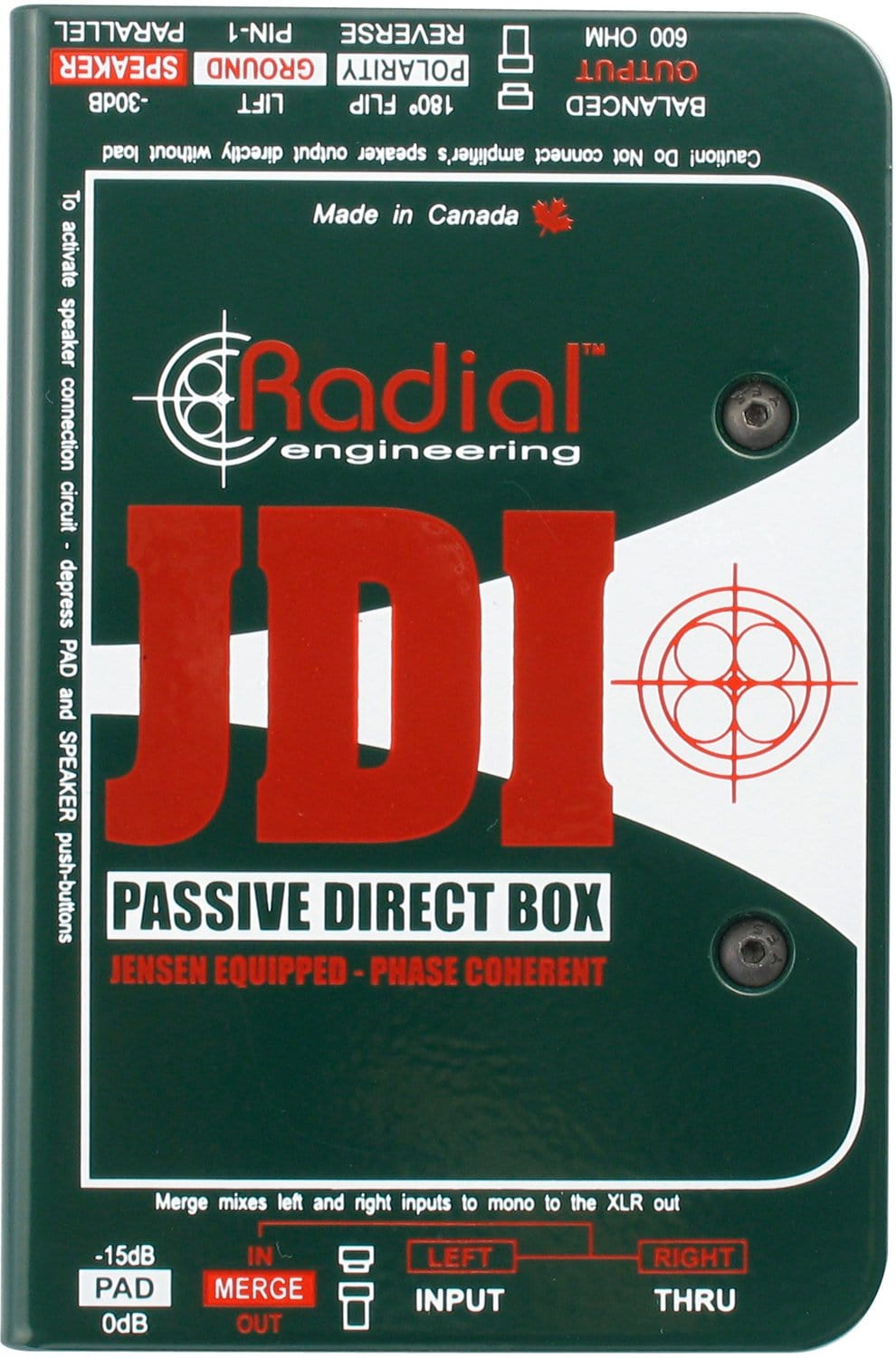 Radial Engineering JDIJTDBE Passive Direct Box - PSSL ProSound and Stage Lighting