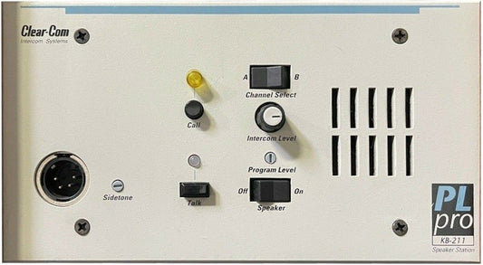 Clear-Com KB211 Comm Speaker Station Clear-Com - PSSL ProSound and Stage Lighting