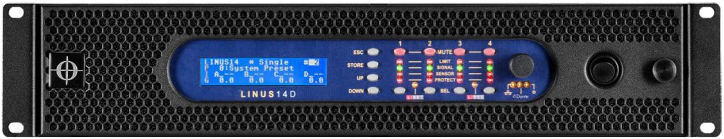 Coda Audio LINUS14D 4X Ch Audio Amplifier 3500W - PSSL ProSound and Stage Lighting