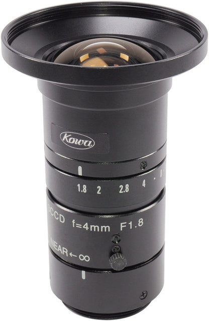 Kowa LM4NC3 Fixed Camera Lens 1/2-Inch  4mm C-Mount - PSSL ProSound and Stage Lighting