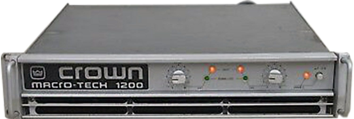 Crown MA1200 Audio Amplifier 2 Ch 320W Crown - PSSL ProSound and Stage Lighting