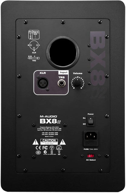 M Audio MAUBX8D2 8-Inch Studio Monitor Pair - PSSL ProSound and Stage Lighting
