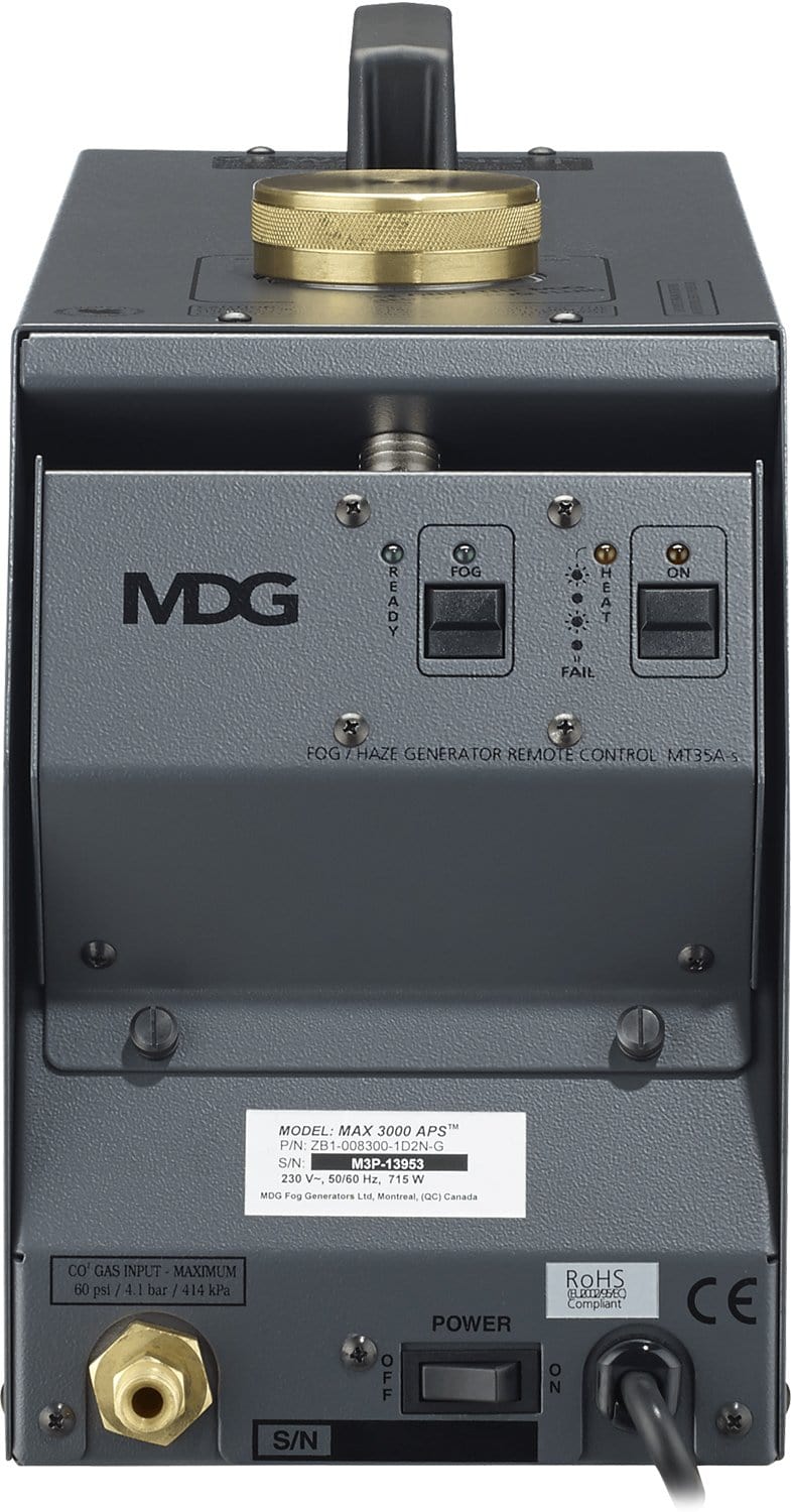 MDG MAX3000 Electric Fog Generator - PSSL ProSound and Stage Lighting