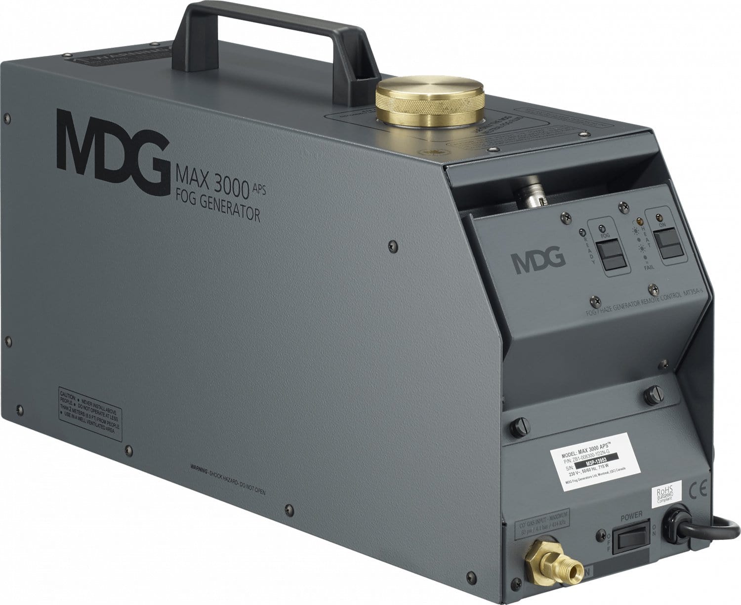 MDG MAX3000 Electric Fog Generator - PSSL ProSound and Stage Lighting