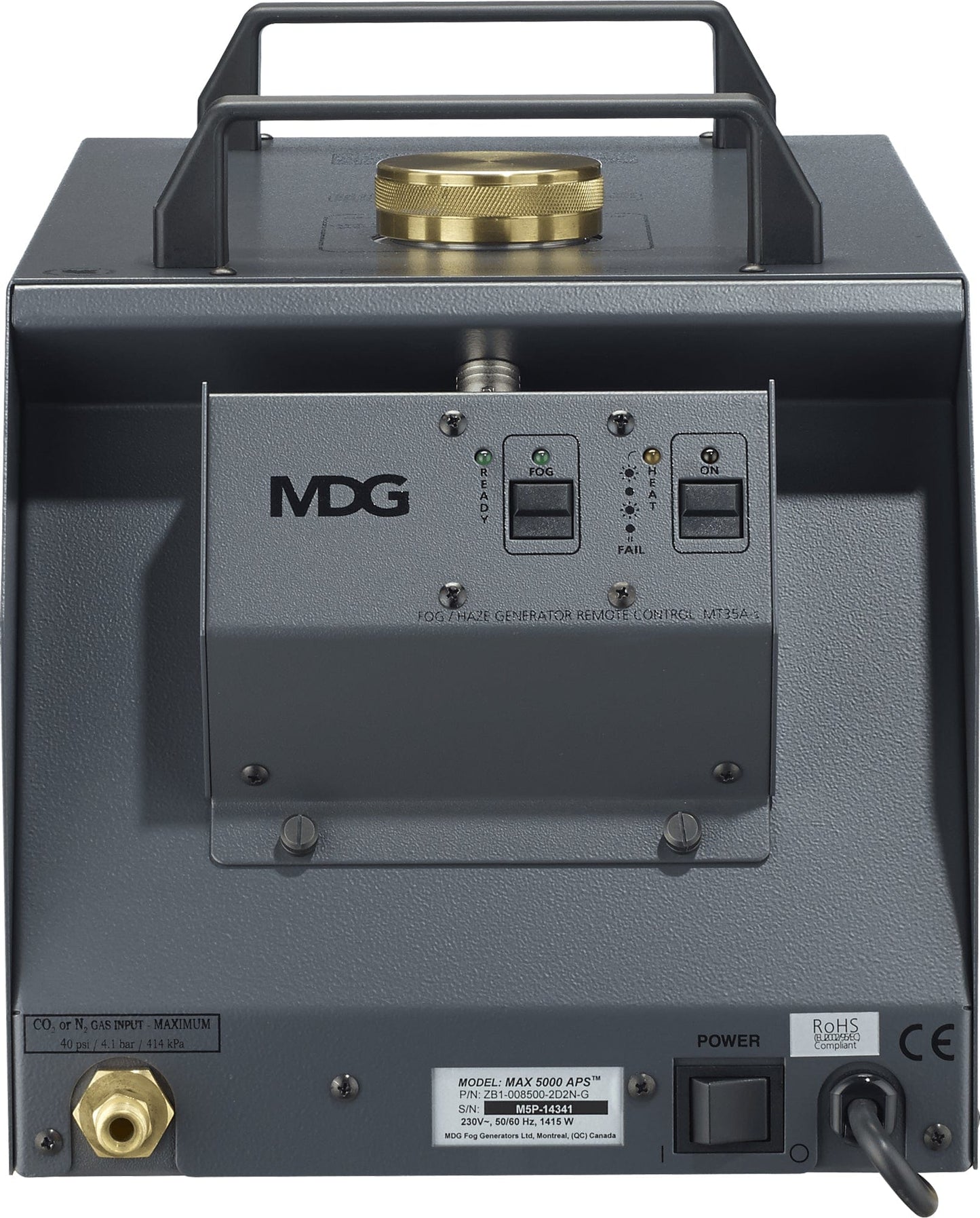 MDG MAX5000J Electric Fog Generator - PSSL ProSound and Stage Lighting