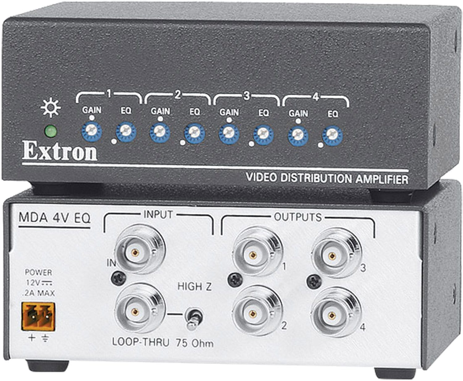 Extron MDA4VEQ 4-Out Vid Distribution Amplifier - PSSL ProSound and Stage Lighting