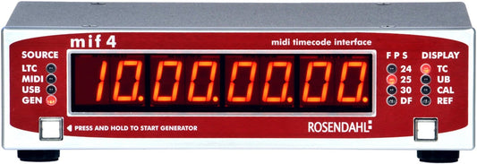 Rosendahl MIF4 MIDI Timecode Interface - PSSL ProSound and Stage Lighting
