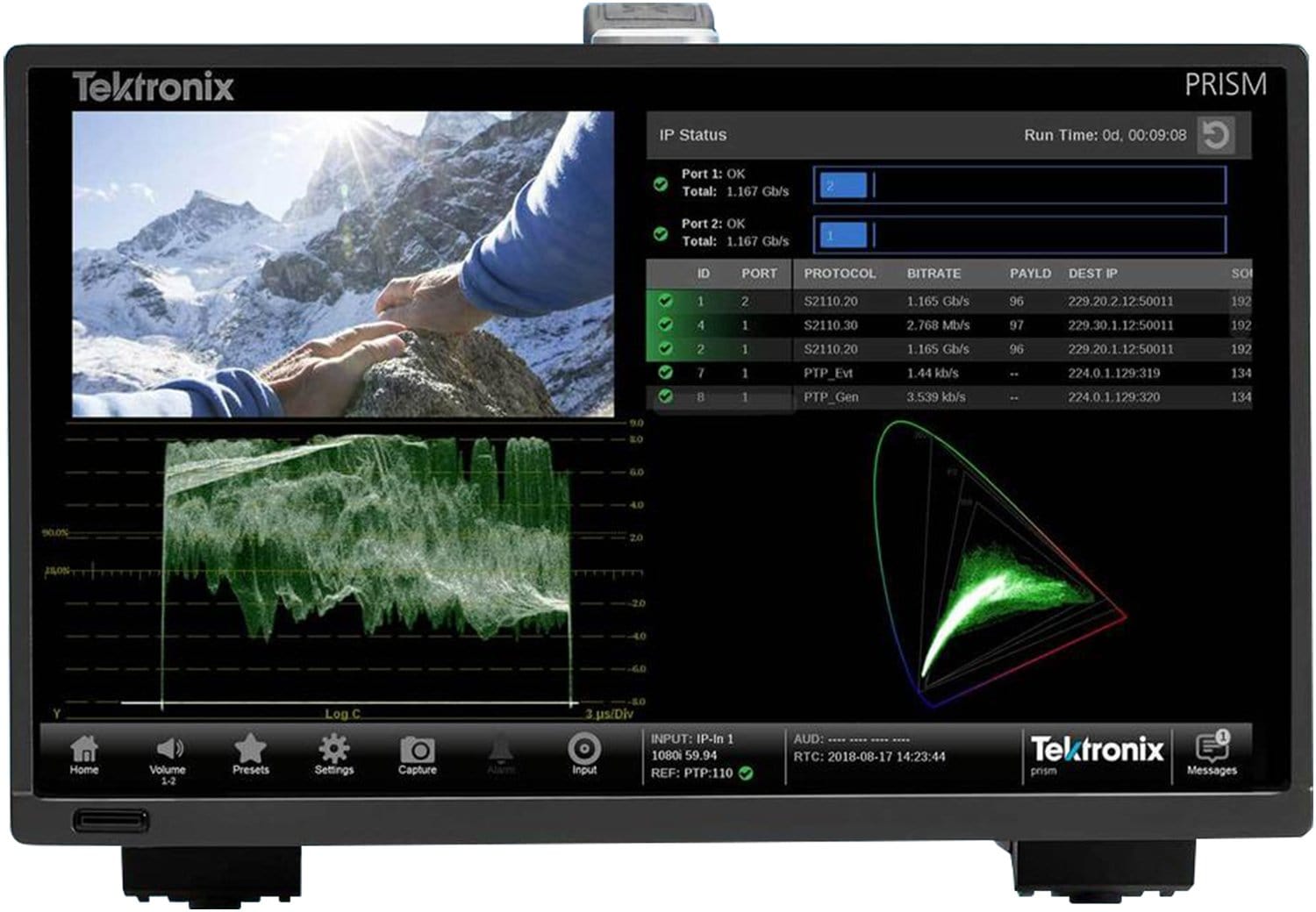 Tektronix MPX210 Portable 4K Waveform Multi-format - PSSL ProSound and Stage Lighting