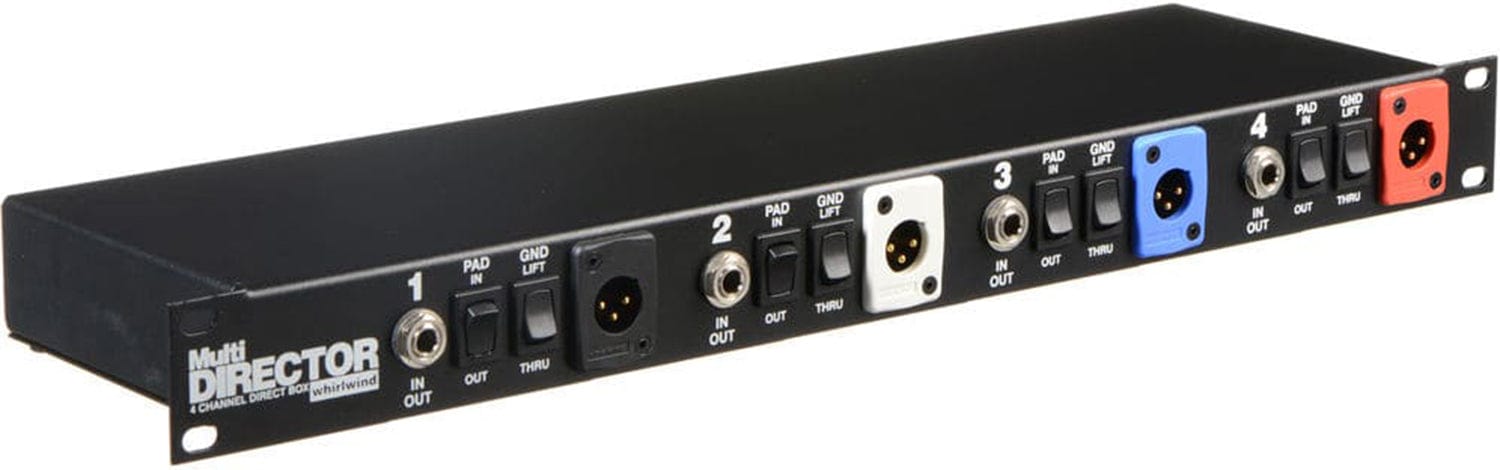 Whirlwind MultiDirector 4-Channel Passive Direct Box PSSL ProSound and  Stage Lighting