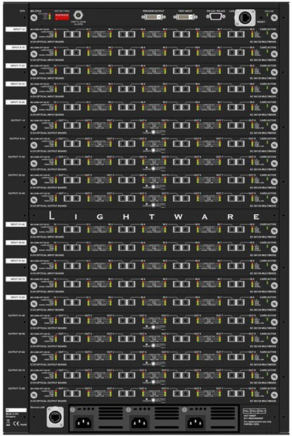Lightware MXFR65R 65x65 MX Modular Interface Frame - PSSL ProSound and Stage Lighting