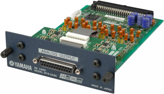 Yamaha MY8DA96 8-Ch 96kHz Analog Output Card - PSSL ProSound and Stage Lighting