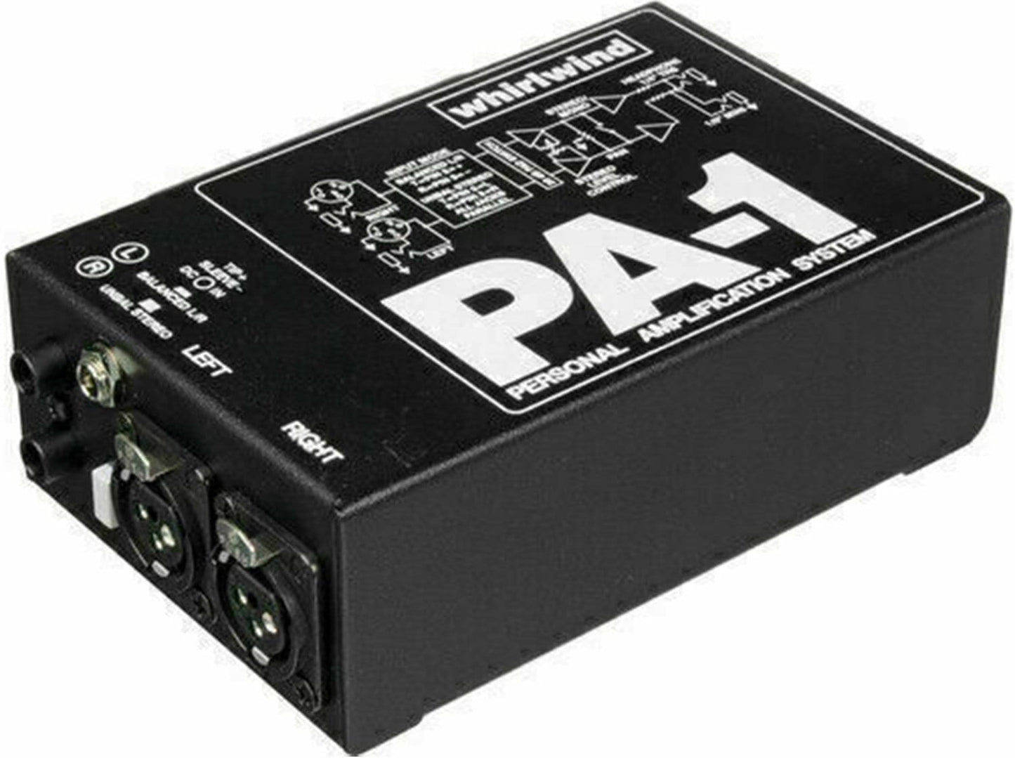Whirlwind PA1 1-In 1-Out Headphone Amplifier - PSSL ProSound and Stage Lighting