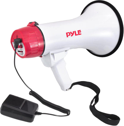 Pyle Pro PMP40 40W Megaphone w/ Siren & Detachable Handheld Microphone - PSSL ProSound and Stage Lighting