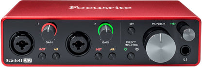Focusrite SCARLETT2I2 USB Audio Interface - PSSL ProSound and Stage Lighting