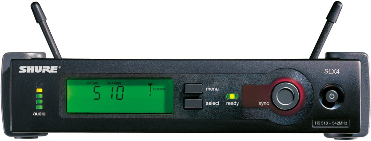 Shure SLX4 J3 Single Receiver UHF 572-596Mhz - PSSL ProSound and Stage Lighting