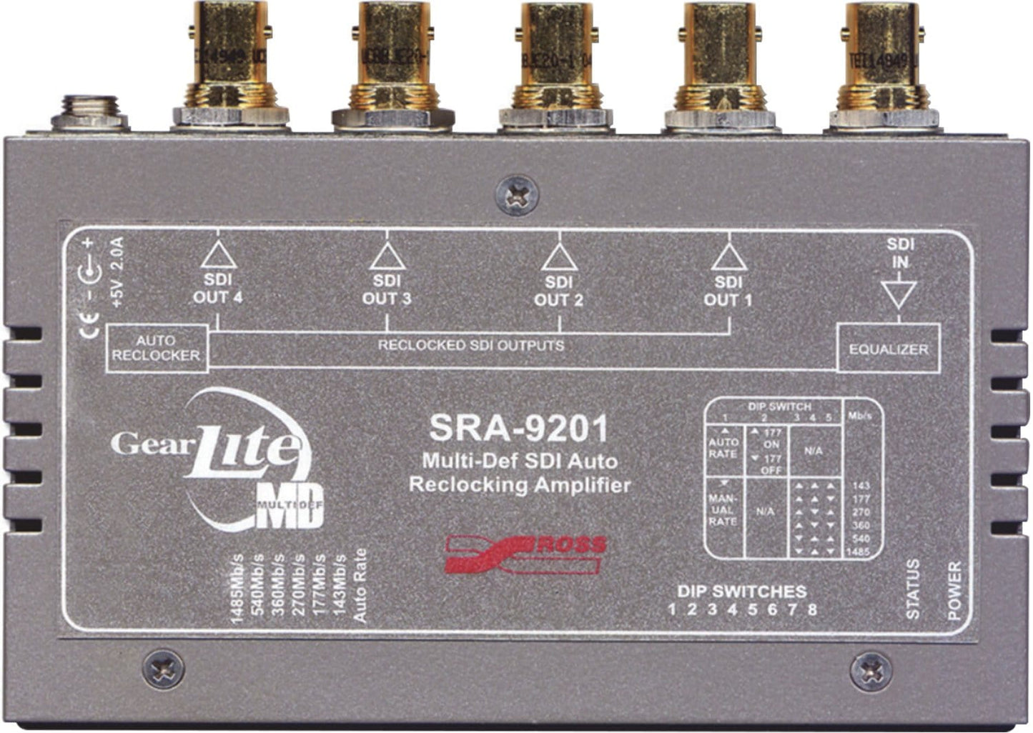Ross SRA9201 Multi-Def SDI Auto-Reclocking Amp - PSSL ProSound and Stage Lighting