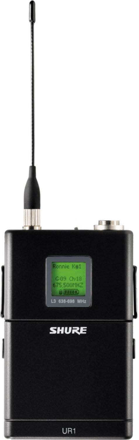 Shure UR1 H4 RFTransmitter Belt Pack UHF 518-578Mhz - PSSL ProSound and Stage Lighting