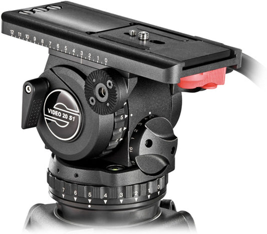 Sachtler VIDEO20S1 Fluid Tripod Head Max 61.7 Lbs - PSSL ProSound and Stage Lighting