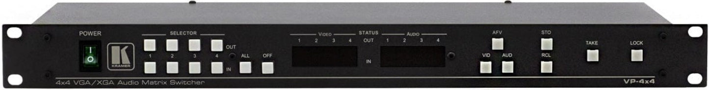 Kramer VP4X4 VGA Matrix Switcher 4:4 - PSSL ProSound and Stage Lighting