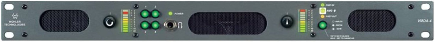 Wohler VMDA4 AES/Analog Monitor Rack Unit - PSSL ProSound and Stage Lighting