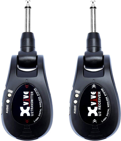 Xvive U2 Rechargable Guitar Wireless System Black - PSSL ProSound and Stage Lighting