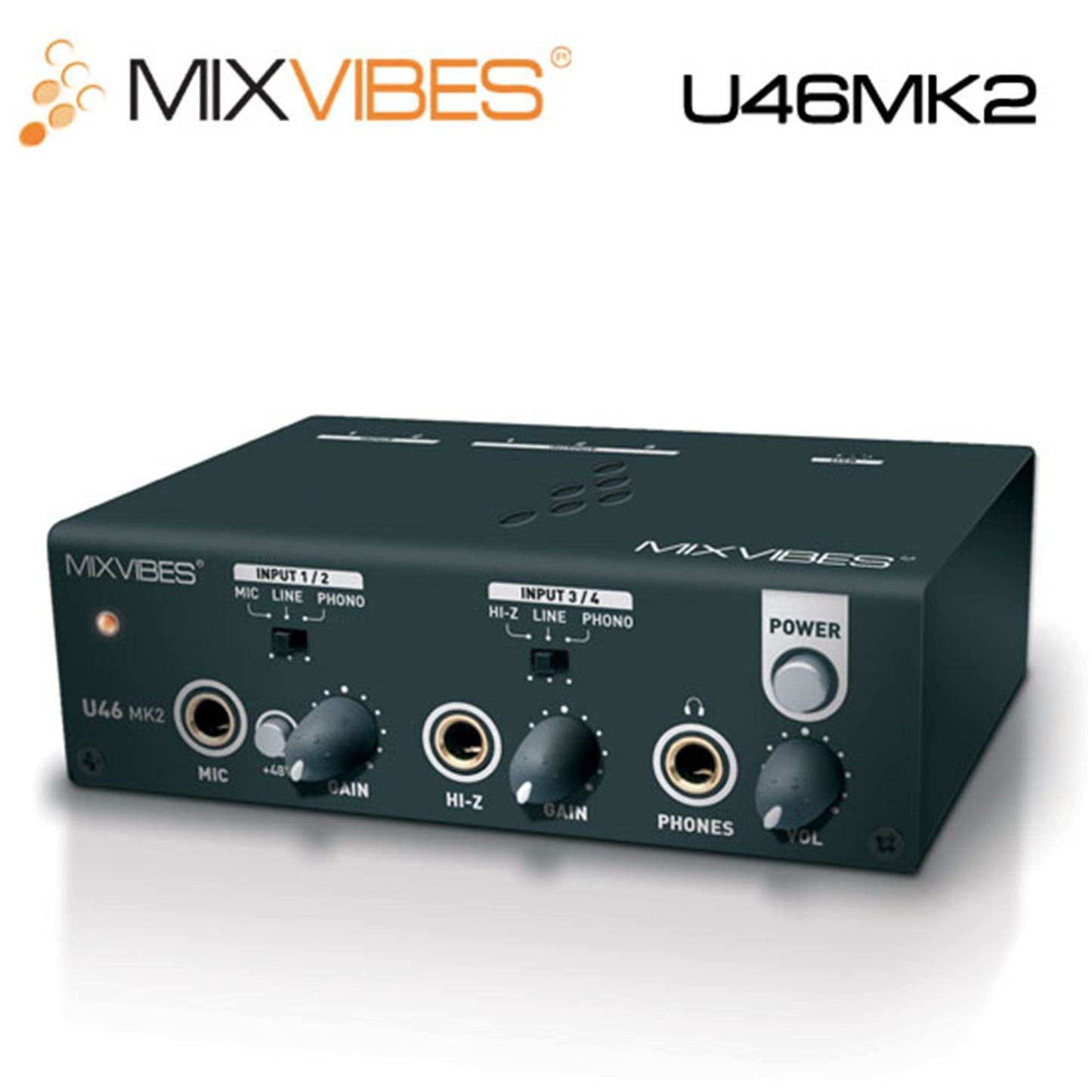 Mixvibes U46MKII 4In/6Out USB Audio DJ Interface - PSSL ProSound and Stage Lighting