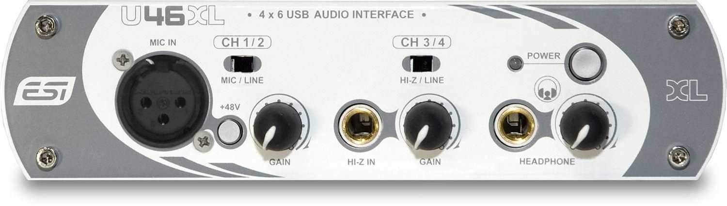 ESI U46XL 4-in/6-out USB Audio Interface - PSSL ProSound and Stage Lighting