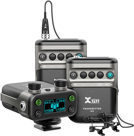 Xvive U5T2 Dual Wireless Audio for Video System - PSSL ProSound and Stage Lighting